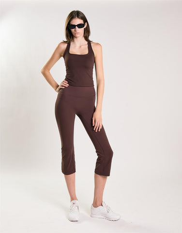 Agon Women's Brown Halterneck Top