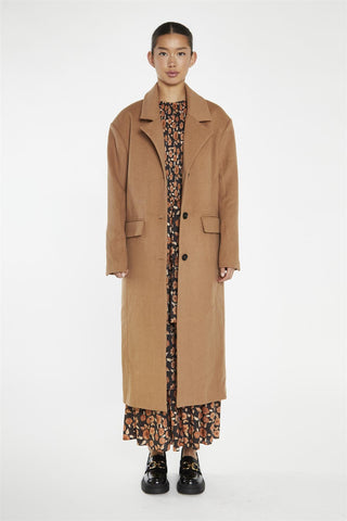 Classic Longline Coat - Tan