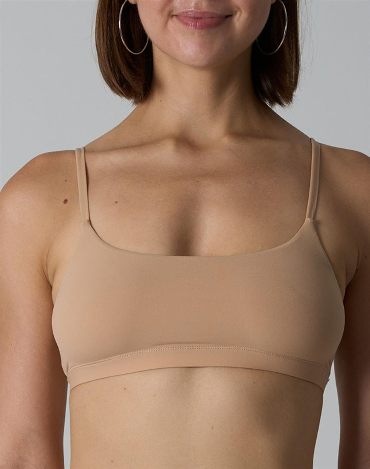 Agon Sand Scoop Neck Bralette