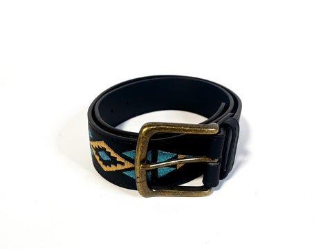 Black Buckled-Belt