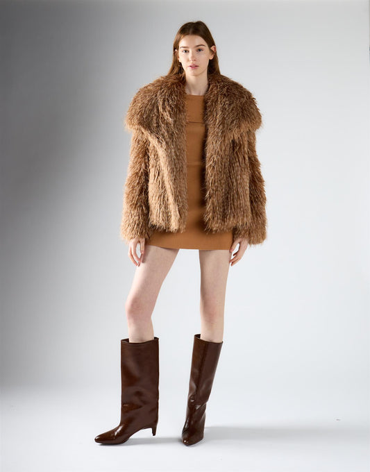 Light Brown Fur Coat