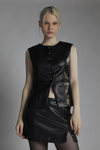Tailored Waistcoat - Black