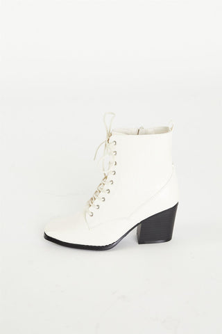 Bone Lace Up Ankle Boot Ankle Boot-Lace Up Boot