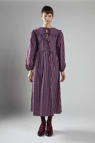 purple plaid dress Wednesday Jenna Ortega inspired dress 