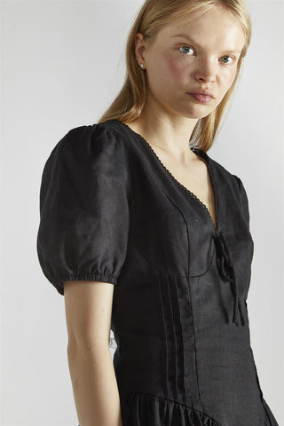 Black Corset Mini-Dress