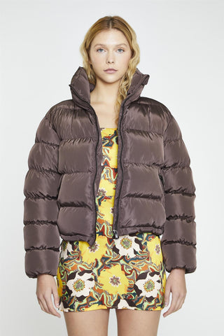 Chocolate Puffer Long Sleeve- Jacket