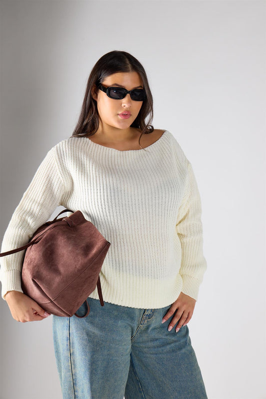 Soft Knot Everyday Tote - Dark Brown