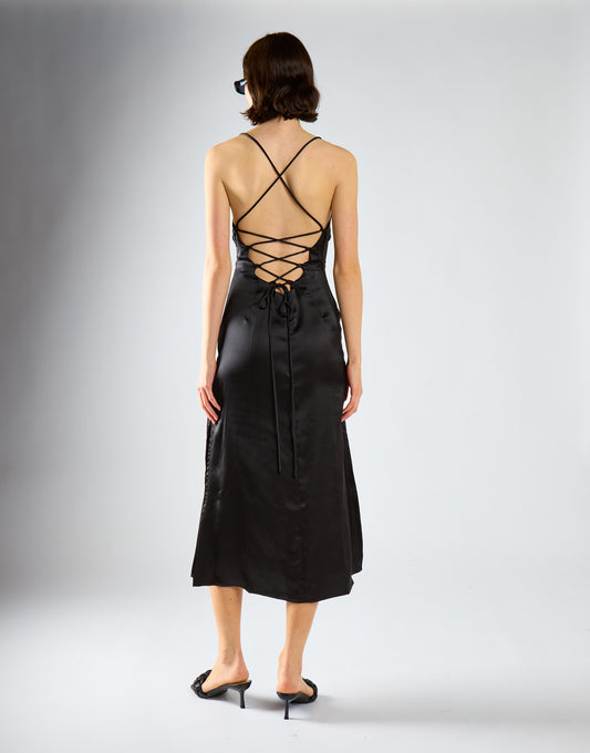 Square-Neck Maxi-Dress