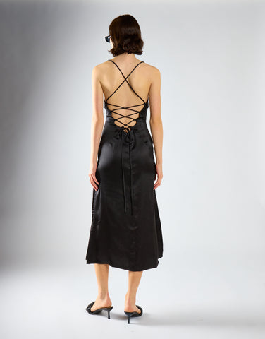 Square-Neck Maxi-Dress
