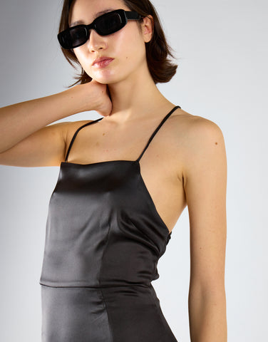 Square-Neck Maxi-Dress