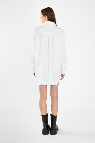 White Shirt Mini-Dress