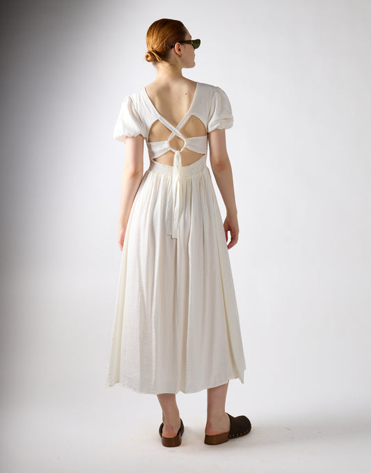 Glamorous Lace-up Back Midaxi Dress