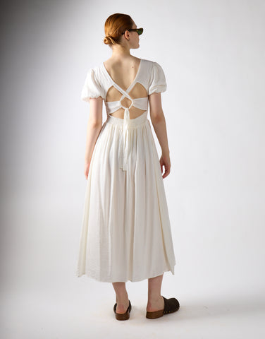 Glamorous Lace-up Back Midaxi Dress