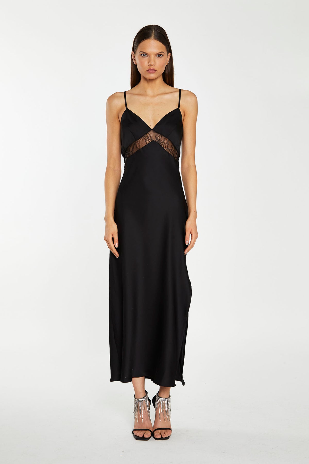 Black Lace Lace Cami Midi Dress Cami Lace Dress (Black) Laura's Boutique, Inc Black Lace Lace Cami Midi Dress Cami Lace Dress (Black) Laura's Boutique, Inc