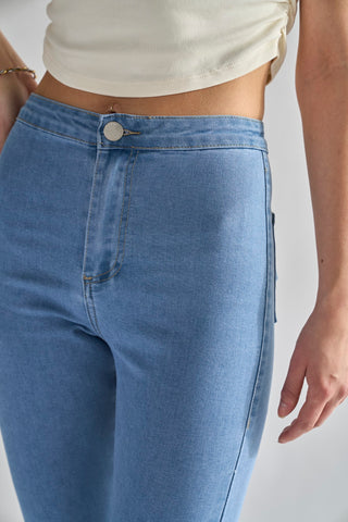 Glamorous Bleach Stonewash Skinny Jeans