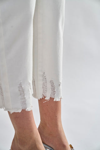 Off-White Ripped Cropped-Jeans
