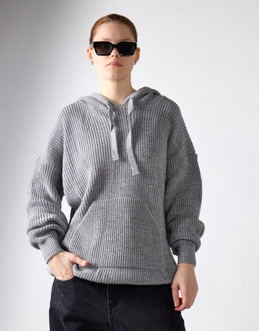 Grey Marl Knit Jumper