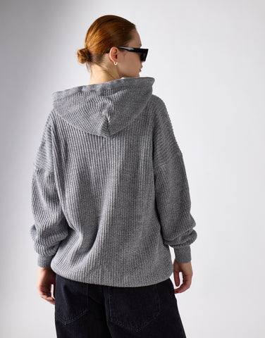 Grey Marl Knit Jumper