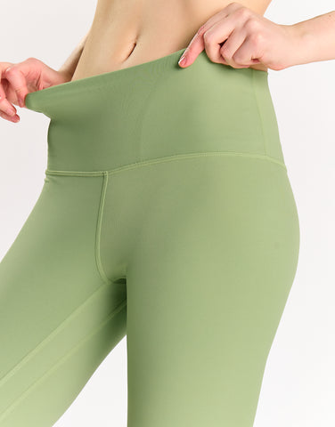 Fern Green High Waisted Gym Leggings