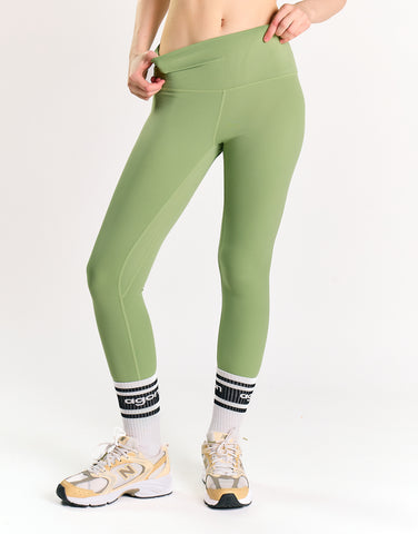 Fern Green High Waisted Gym Leggings