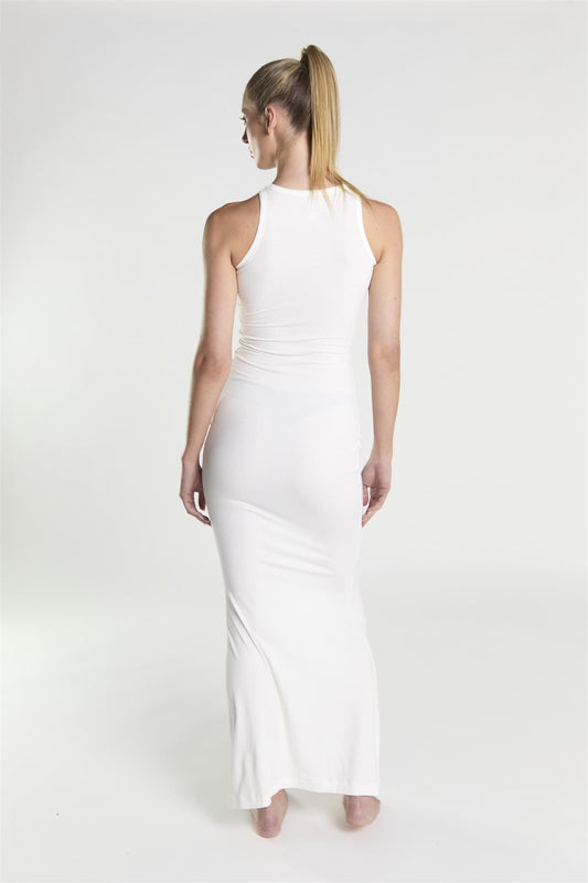 Racerback Maxi Dress - White