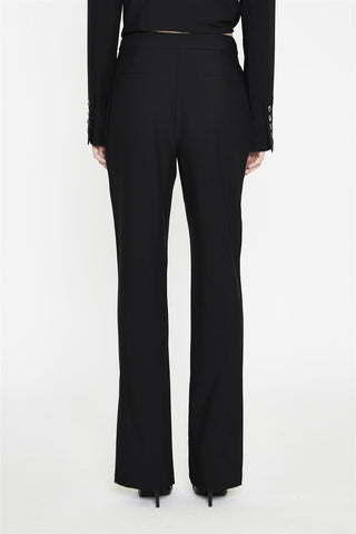 Black Straight Leg Trousers