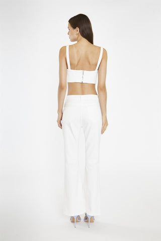 Off-White Denim Corset Top