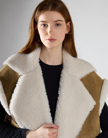 Stone Cream Gilet