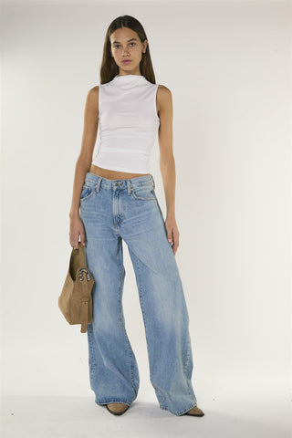 Vintage Blue Wide-Leg Jeans