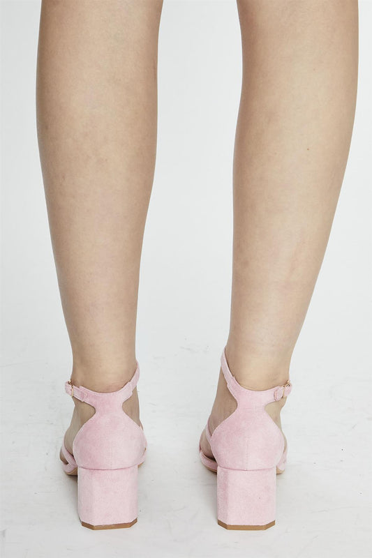 Pink Strappy Heel