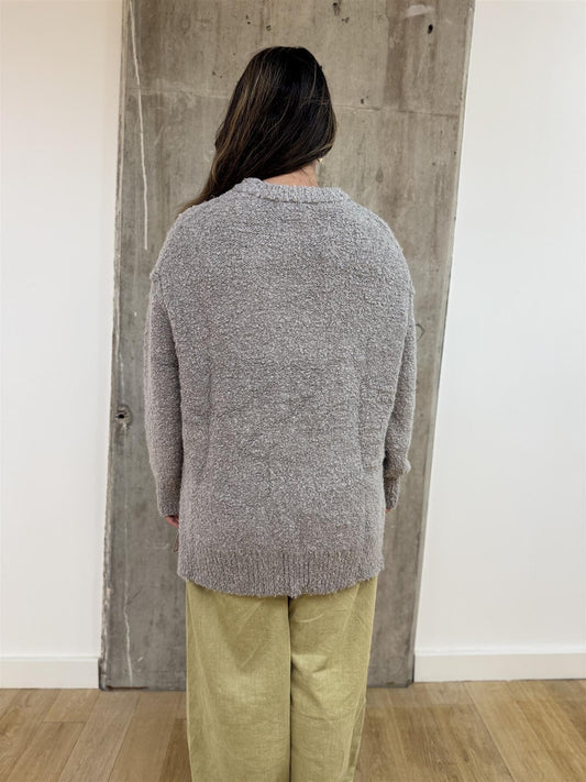 Grey Oversized Jumper