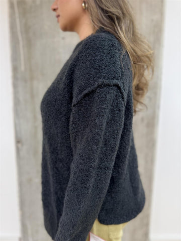 Black Oversized-Jumper