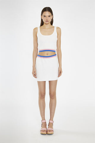 Off-White Multi Knitted Mini-Skirt
