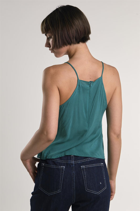 Teal Sleeveless-Top