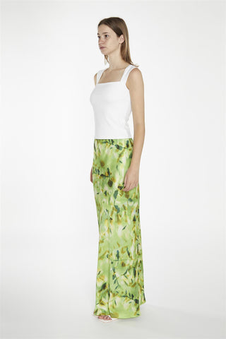 White Square-Neck Top