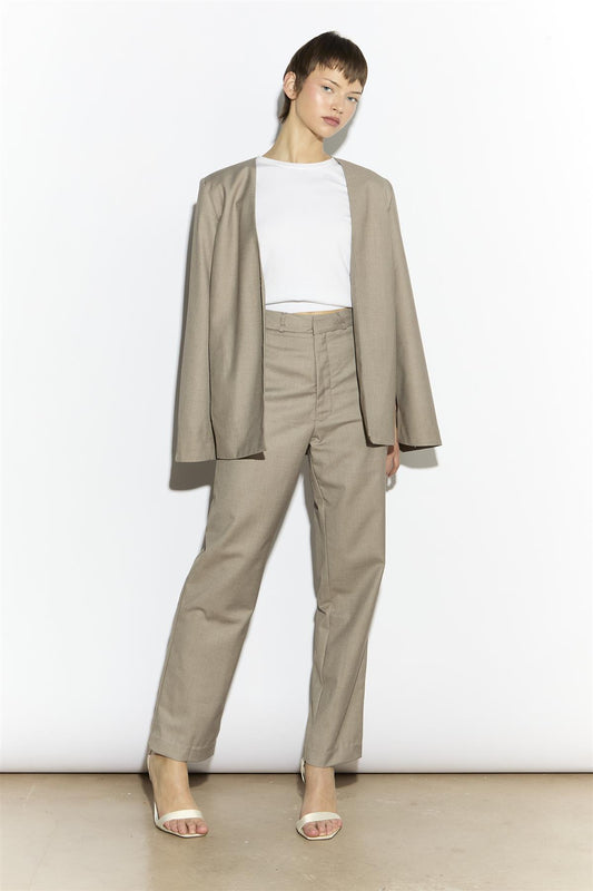 Cape Jacket - Taupe Grey