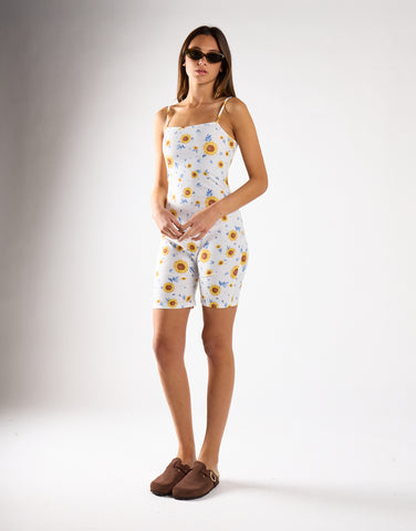 Sunflower Rib Bodycon Playsuit