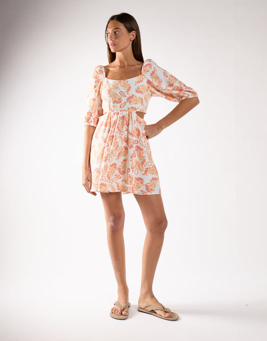 Glamorous Tie-Back Babydoll Mini Dress