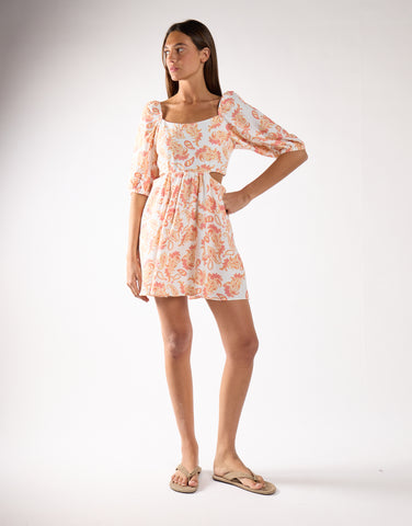 Glamorous Tie-Back Babydoll Mini Dress