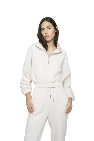 Stone Quarter Zip Sweatshirt