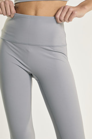 Light Grey Seamless-Full-Length Leggings