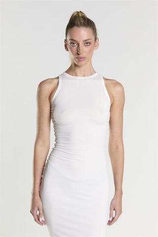 Racerback Maxi Dress - White