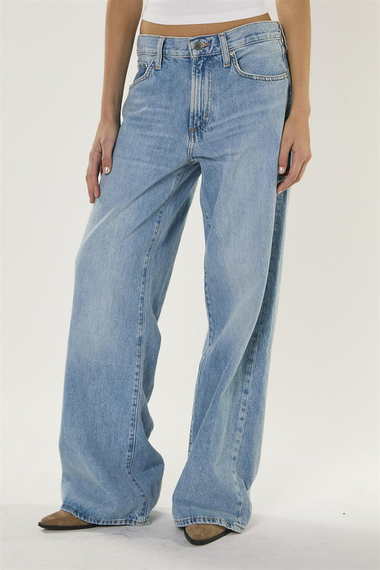 Vintage Blue Wide-Leg Jeans