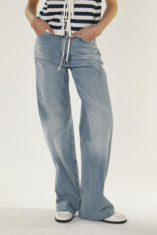 Vintage Blue Straight Leg Jeans