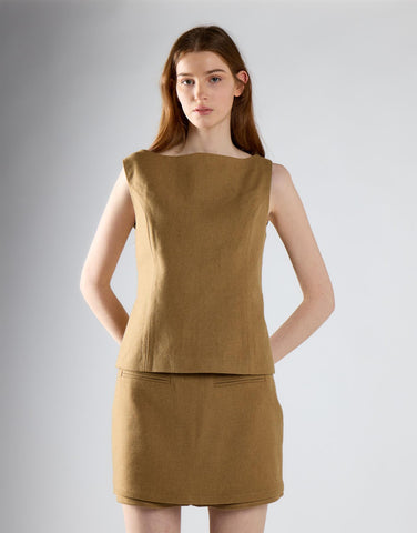 Sand Pocket Detail Mini Skort
