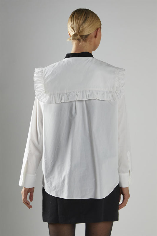 White Collared Shirt