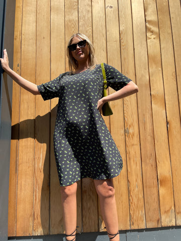Rosebud Floral T-Shirt Mini-Dress