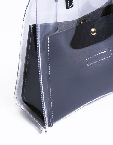 Glamorous Clear Black Shoulder Crossbody Bag