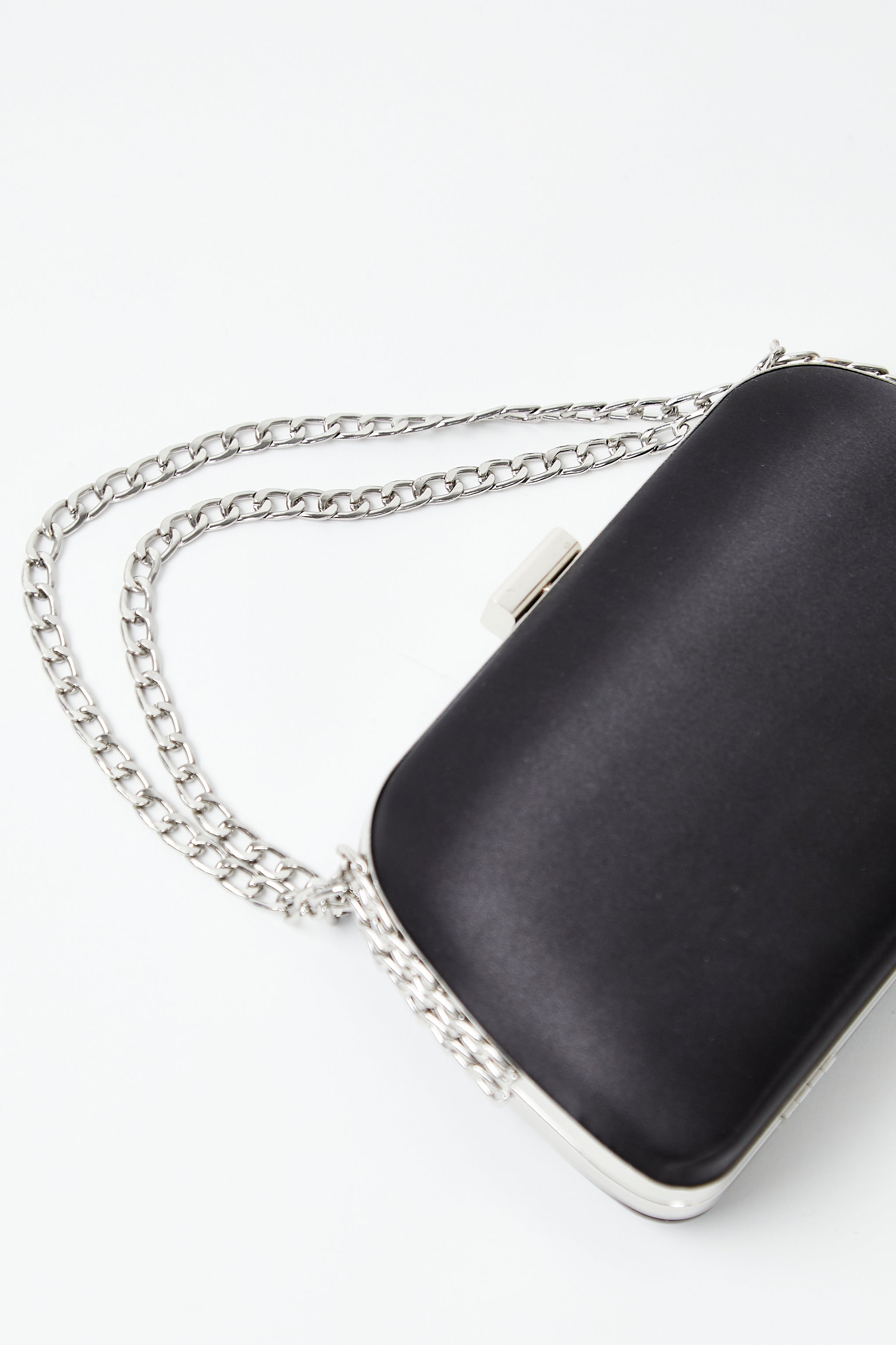 Silver Pearl Rhinestones Evening Clutch Bag Wedding Chain Handbags |  Baginning