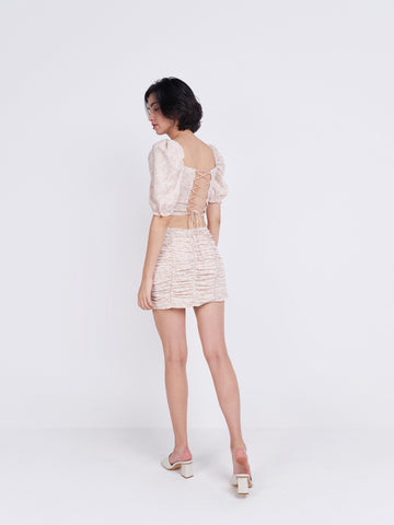 Glamorous Care Stone Ditsy Floral Mini Skirt
